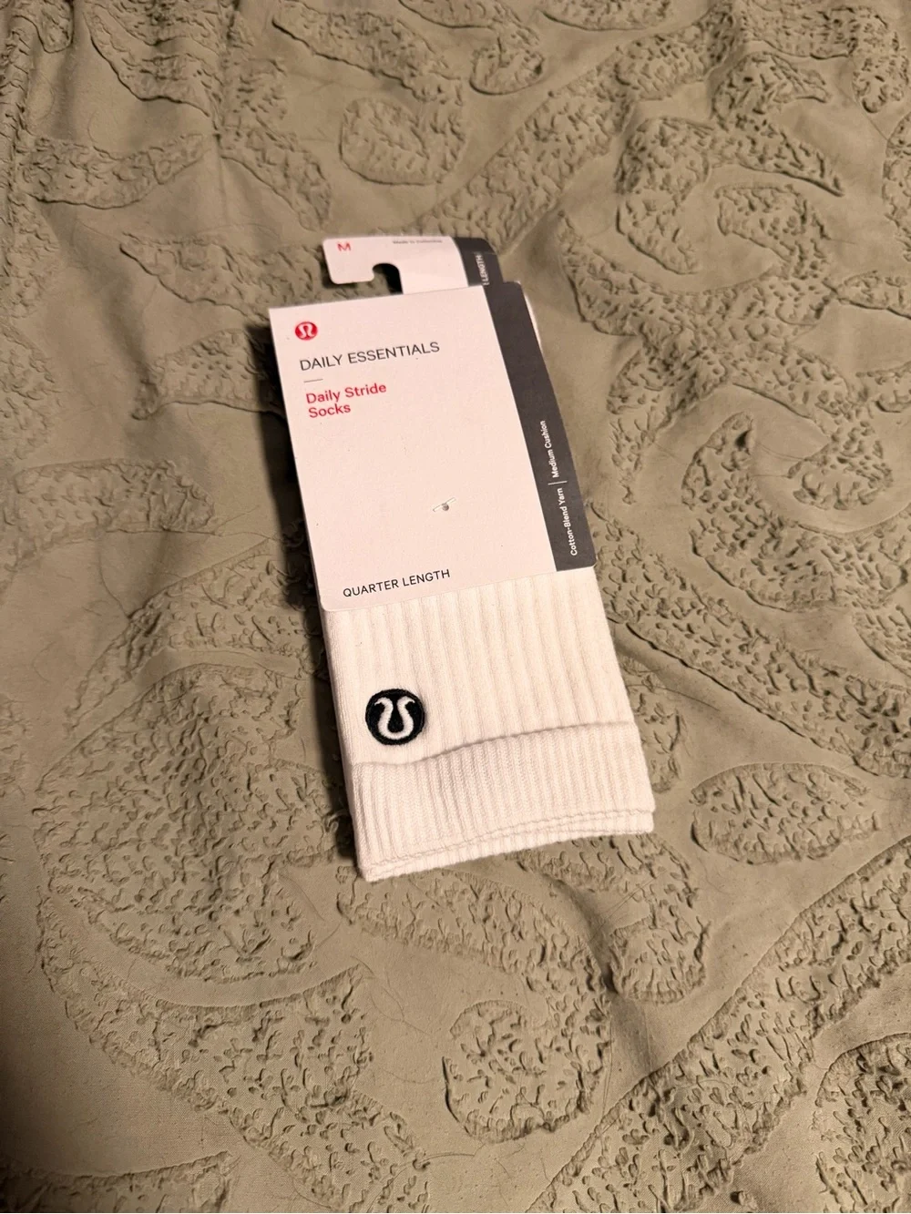 lululemon athletica White Daily Stride Quarter Socks